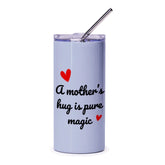 Mother's Hug Tumbler, Magic Mom Gift, Cute Drinkware, Sentimental Present, Heart Design, Unique Coffee Tumblers, Mother's Day Gift Idea - Tawshia